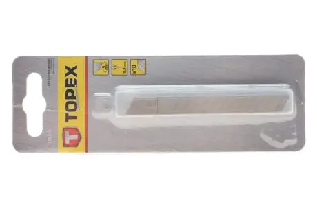 Лезо для ножа канцелярського (9mm) (к-кт 10шт) TOPEX GRUPA 17B349