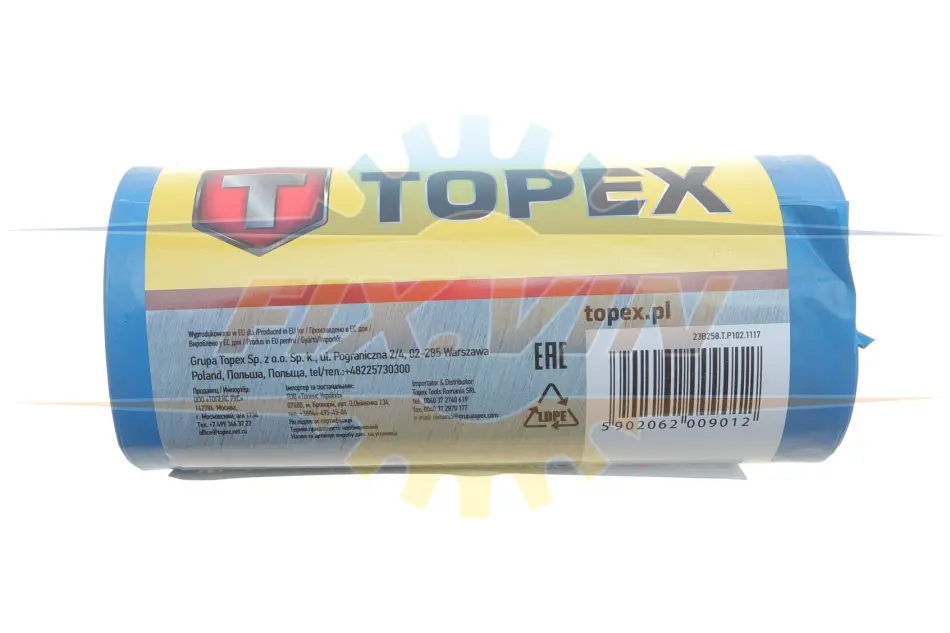 Мішки для сміття 120L (10шт) TOPEX GRUPA 23B258 (фото 1)