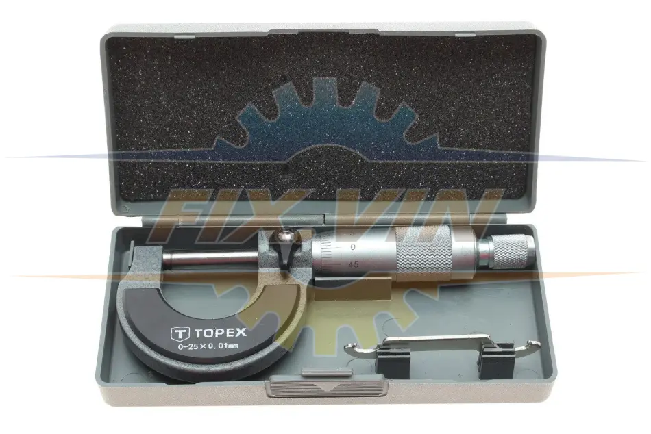 Мікрометр 0-25 mm TOPEX GRUPA 31C629 (фото 1)