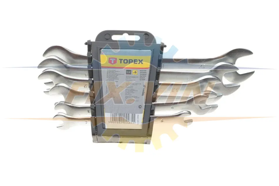 Набір ключів ріжкових 6x7-16x17 мм 6 од. TOPEX GRUPA 35D655 (фото 1)