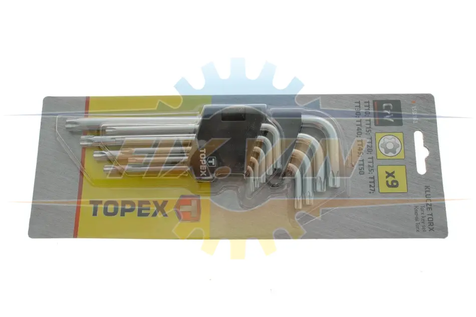 Набір ключів Г-под. Torx T10-T50 TOPEX GRUPA 35D961 (фото 1)
