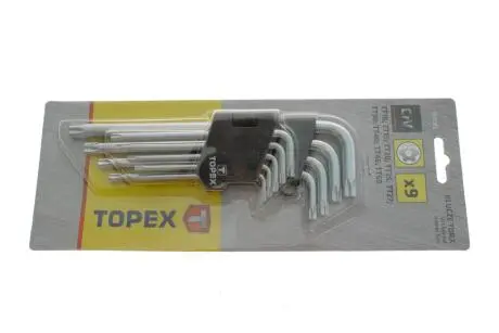 Набір ключів Г-под. Torx T10-T50 TOPEX GRUPA 35D961