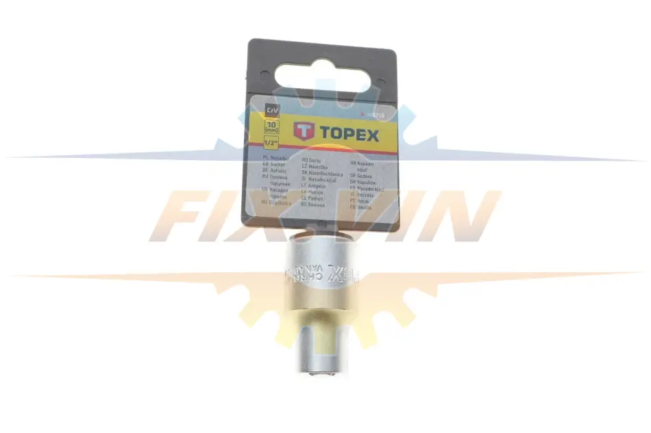 Головка торцева 1/2" 10 мм TOPEX GRUPA 38D710 (фото 1)