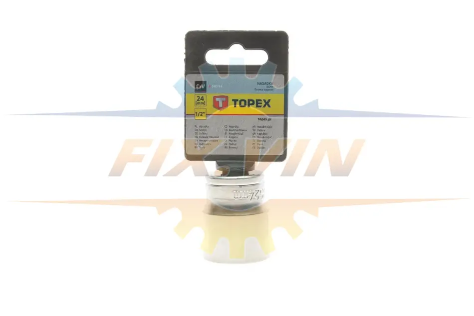 Головка торцева 1/2" 24 мм TOPEX GRUPA 38D724 (фото 1)