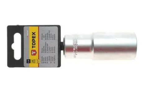 Головка торцева 1/2" 24 мм Long 76 мм TOPEX GRUPA 38D760