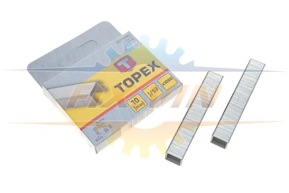 Скоби 10 мм, 1000 шт.*1 уп., тип J (TOPEX) TOPEX GRUPA 41E310 (фото 1)