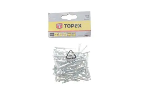 Заклепка Ø4,8x14,5 mm 50 од. TOPEX GRUPA 43E504