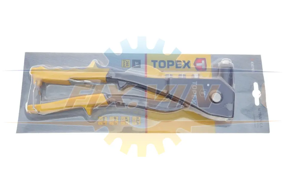 Заклепник для заклепок алюмінієвих (d=2.4/3.2/4.0/4.8mm) TOPEX GRUPA 43E701 (фото 1)