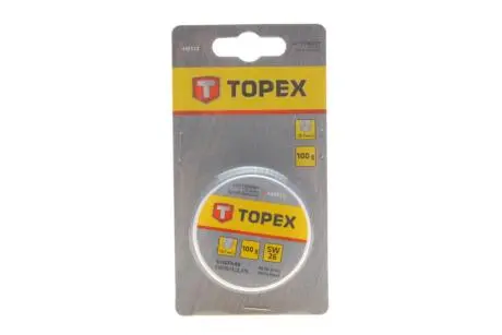 Припій олов\'яний (d=0.7mm) (100g) TOPEX GRUPA 44E512