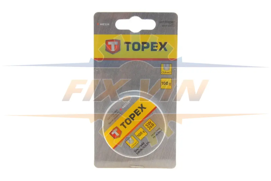 Припій олов\'яний (d=1.5mm) (100g) TOPEX GRUPA 44E524 (фото 1)