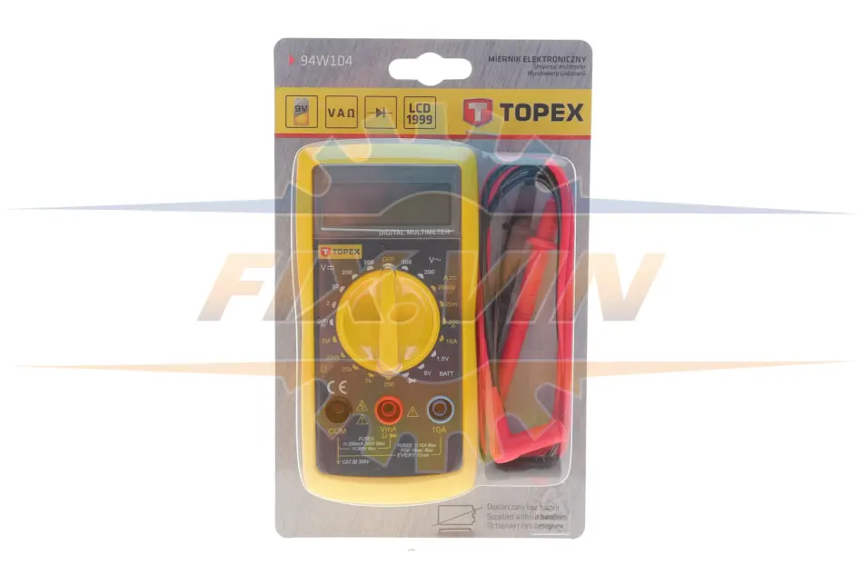 Мультиметр цифровий TOPEX GRUPA 94W104 (фото 1)