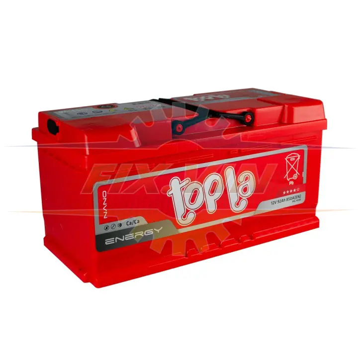 92 Ah/12V Energy Euro (0) низький TOPLA 108 092 (фото 1)