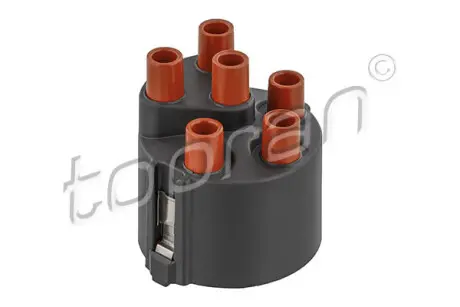 Кришка розподілювача запалювання AUDI 100 C3, 100 C4, 80 B2, 80 B3, 80 B4, A6 C4, CABRIOLET B3 VW PASSAT B2, TRANSPORTER T4 2.0-2.5 08.83-06.03 TOPRAN / HANS PRIES 100664