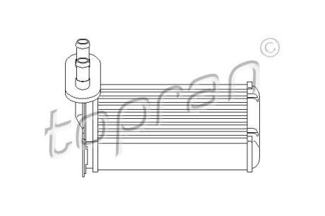 Радiатор пiчки TOPRAN / HANS PRIES 103 147