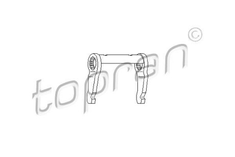 Вилка,система зчеплення TOPRAN / HANS PRIES 107293