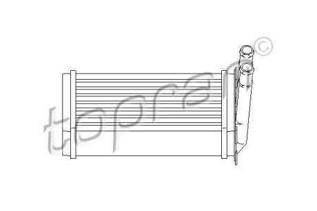 Радiатор пiчки TOPRAN / HANS PRIES 107 407
