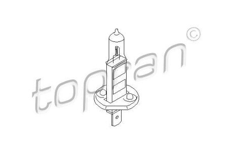 Автолампа H1 12V 55W TOPRAN / HANS PRIES 109 100