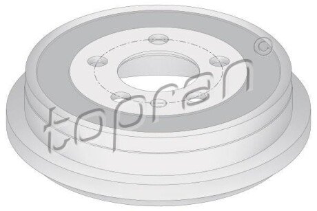 Тормозной барабан TOPRAN / HANS PRIES 110 039