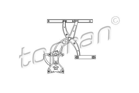 Склопідіймач TOPRAN / HANS PRIES 110557