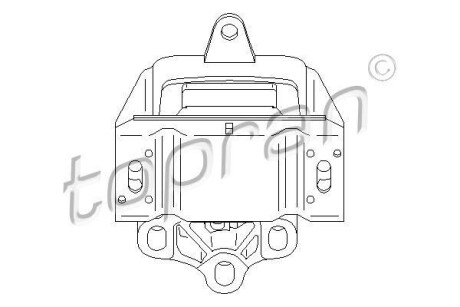 Подушка двигуна TOPRAN / HANS PRIES 110 760