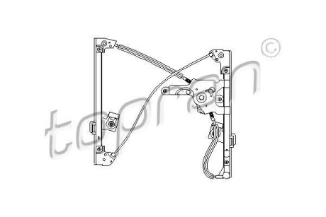 Склопідіймач TOPRAN / HANS PRIES 111257