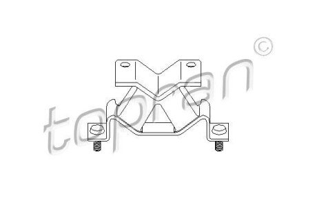 Подушка двигуна TOPRAN / HANS PRIES 205 135