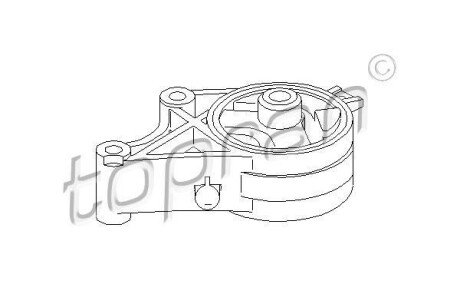 Подушка двигуна TOPRAN / HANS PRIES 206 578