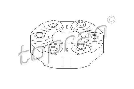Муфта TOPRAN / HANS PRIES 302 407