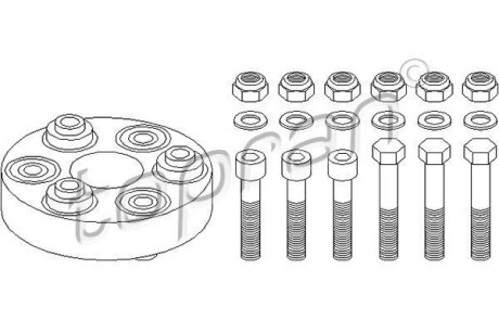 Муфта TOPRAN / HANS PRIES 400249