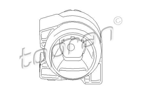 Подушка двигуна TOPRAN / HANS PRIES 407 829