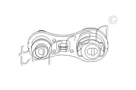 Подушка двигуна TOPRAN / HANS PRIES 700 535