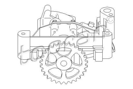 Помпа масляна TOPRAN / HANS PRIES 721 213