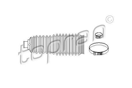 Пильник рульового керування, к-т TOPRAN / HANS PRIES 722 173