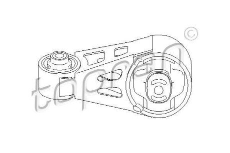 Подвеска, двигатель TOPRAN / HANS PRIES 722 311