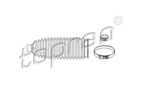 Пильник рульового керування, к-т TOPRAN / HANS PRIES 722 467