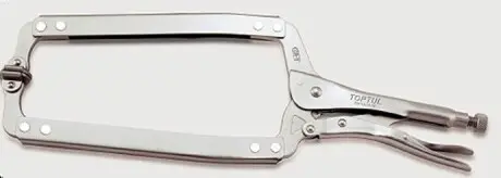 Клещи зажимные з фиксатором 460мм (C - тип) Toptul DMAA1A18