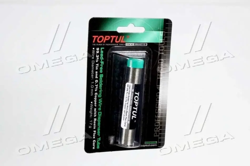 Дріт паяльний олов\'яний d1мм у тубі TOPTUL (TOPTUL) Toptul EBAA0110 (фото 1)
