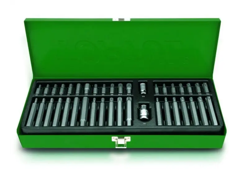 Набір біт 10мм HEX, TORX, SPLINE 40од. (TOPTUL) Toptul GAAD4002 (фото 1)
