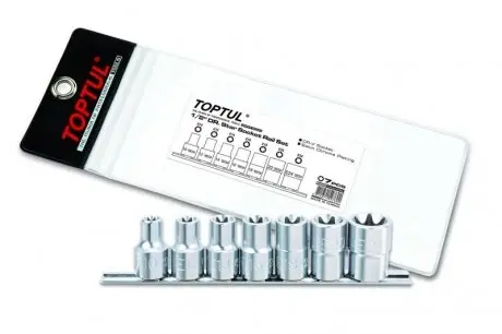 Набір головок TORX Toptul GAAG0704