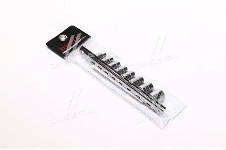 Набір головок TORX 3/8" E8-E20 8од.(зірка Давида) (TOPTUL) Toptul GAAG0802