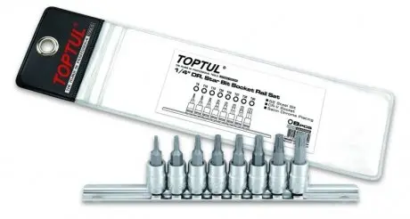 Насадка із бітами 1/4" Toptul GAAG0808