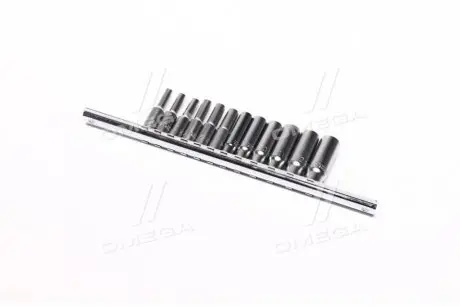 Набір головок довгих 1/4" 12од. 413мм (на планці) (TOPTUL) Toptul GAAQ0802U