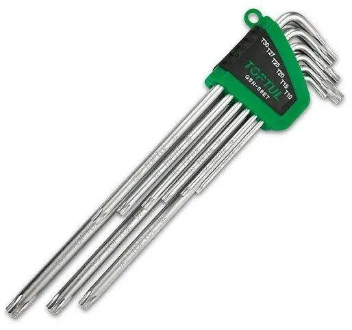 К-кт зіркоподібних ключів TORX Toptul GSN09ET (фото 1)