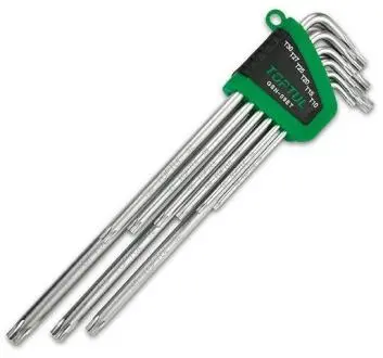 К-кт зіркоподібних ключів TORX Toptul GSN09ET