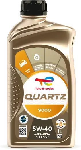 Масло QUARTZ 9000 5W-40, 1л TOTAL 213764 (фото 1)