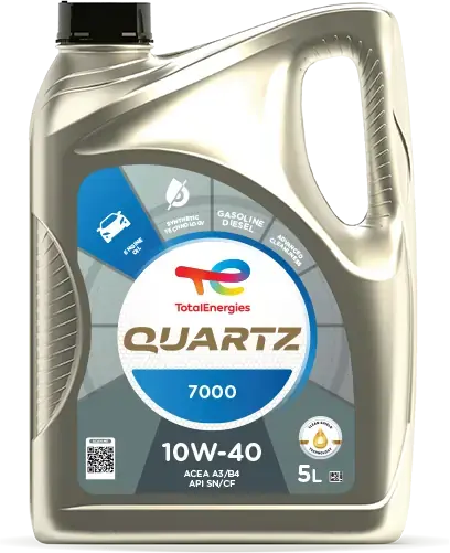 Олива QUARTZ 7000 10W-40, 5л. TOTAL 214109 (фото 1)