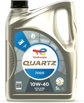 Олива QUARTZ 7000 10W-40, 5л. TOTAL 214109
