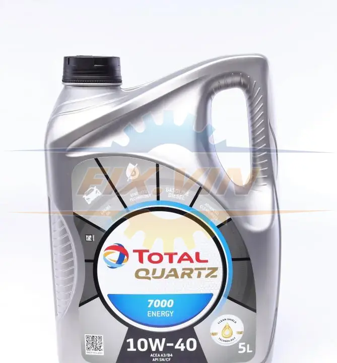 Олива 10W40 Quartz 7000 Energy (5 л) (MB229.3/VW505.00) (169153/201537/201537) TOTAL 214114 (фото 1)