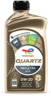 Олива моторна QUARTZ INEO XTRA EC6 0W-20 1л TOTAL 228343