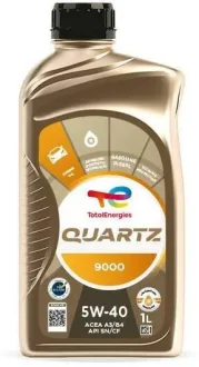 Масло моторное 5W40 Quartz 9000 1L TOTAL 229707
